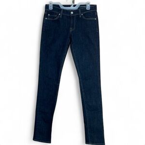 7 for all mankind Roxanne Blue Slim Fit Straight Jeans Size 27